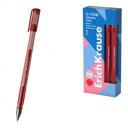 Цена за 12 шт. Ручка гелевая ErichKrause G-Tone Stick Original 0.5, цвет чернил зеленый (в коробке по 12 шт.)
