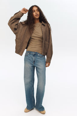 Baggy Regular Waist Jeans - H&m фото 6
