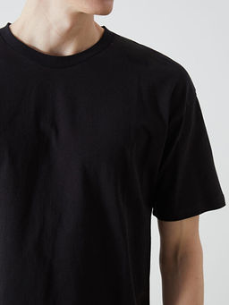 Bisiklet Yaka Penye Erkek Ti??rt