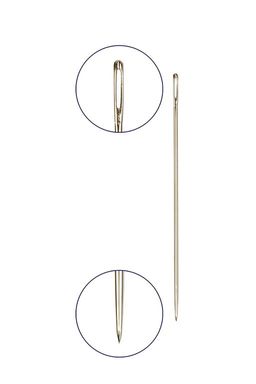 Иглы для шитья ручные Gamma N-005 для шитья №5/9 16 шт. в блистере