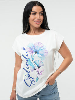 Футболка "Акварель" белая