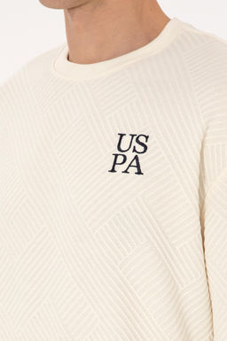 Erkek Krem Sweatshirt - U.s. polo assn фото 7