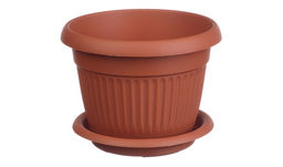 Кашпо ЛИВИЯ D240 мм 4,6 л с поддоном, арт. М3020