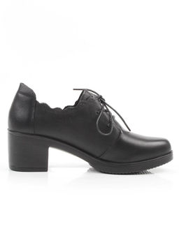 06-DHL105-D1 BLACK Туфли женские (натуральная кожа)