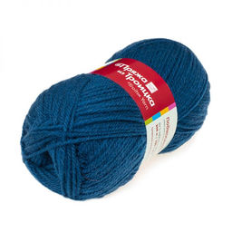 Подмосковная пряжа Россия ТР  50%шерсть 50%акрил 10х100г/250м Цвет:0794-Глубокий синий