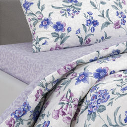 Постельное белье Незабудка с наволочками 50х70 (поплин DE LUXE) 2 сп. с Евро/Пододеяльник: 1 шт. - 215*175; Простыня: 1 шт. - 215*240; Наволочка: 2 шт. - 50*70; DE LUXE с наволочками 50х70 - Артпостель фото 2