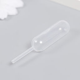 Цена за 50 шт. Пипетка пластик для рисования в технике батик "Вытянутый овал" 4 мл 2,4х4,1х6,5 см