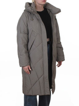 A620 OLIVE Пальто зимнее женское (200 гр. био-пух)