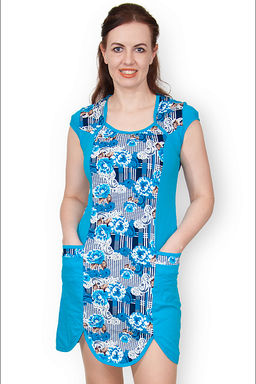 Туника трикотажная с карманами (189-3)