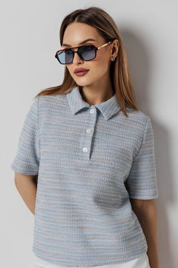 Блузка женская 4527/02/Голубой - Rise фото 2
