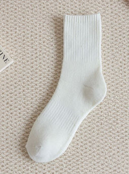 Носки р.35-40 Моно с Махрой Молочные