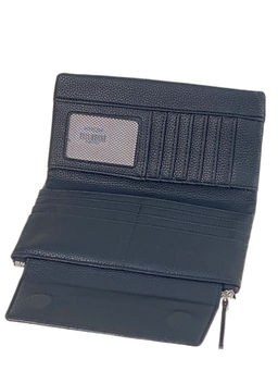 Женское портмоне из искусственной кожи, цвет черный - Greta фото 2