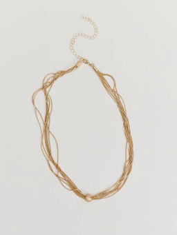 Многослойное шейное украшение / Zarina  фото 4