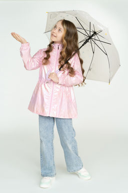 Ветровка для девочки розовая