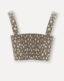 Блузка-топ в красно-белую клетку - Incity фото 6