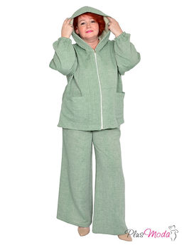 Парка Модель №1550 размеры 44-84 - Plusmoda фото 6