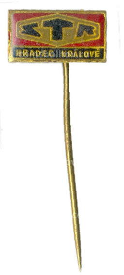 Значок рекламный компания STR в Градец- Кралове