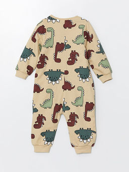 1.0 Tog Uzun Kollu Bask?l? Erkek Bebek Tulum