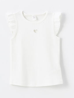 Bisiklet Yaka K?z Bebek Ti??rt