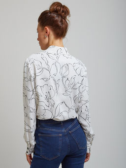 Блузка OD-814-2 белая - Tantino фото 5