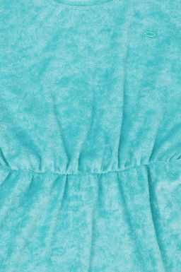 K_z _ocuk Mint Havlu Kuma_ _rme Elbise Sepette S_rpriz _ndirim - U.s. polo assn фото 5