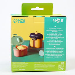 Контейнер для хранения детского питания M&B «Корона», 360 г, зеленый