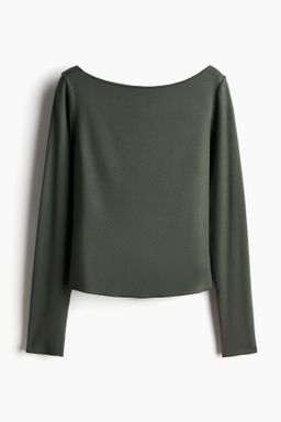 Camiseta con escote barco - H&m фото 8