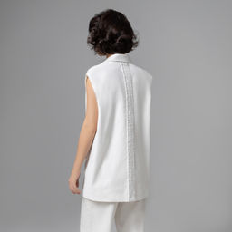 Жилет , в котором выглядишь дорого, Карьерный взлет (античный белый) - Charutti фото 5