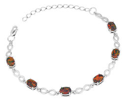 Браслет, опал черный выр., Ю-41005OV7/5р