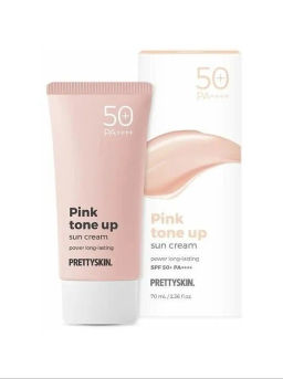 Pink Tone Up Sun Cream - Крем для лица солнцезащитный тонирующий розовый, 50 мл
