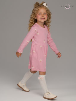 Платье Элла астра на пудре