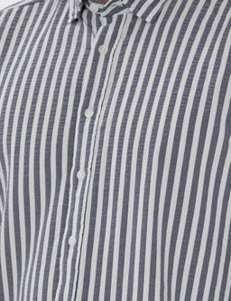 Lacivert Regular Fit _izgili Uzun Kollu G_mlek - Pierre cardin фото 7