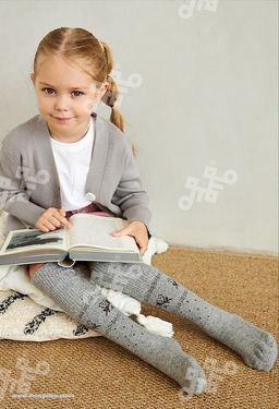 Гольфы детские из монгольской шерсти (арт. 02114) - Тод оймс ххк фото 8