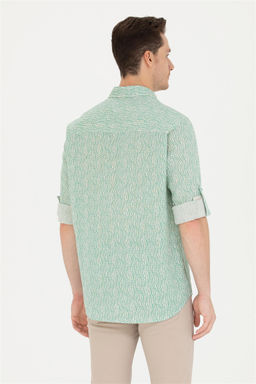 U. S. Polo Assn Мужская мятная рубашка с длинным рукавом - U.s. polo assn фото 11