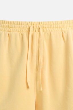 WASHED RELAXED FIT JOGGER BERMUDA SHORTS - Zara фото 28