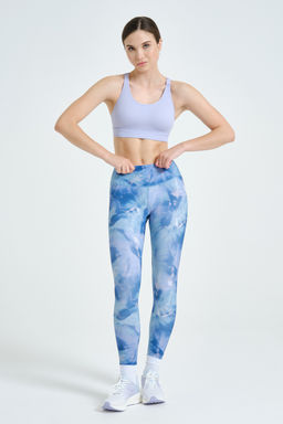 Легинсы Темно-синий (Принт)