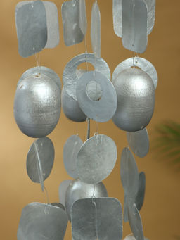 Музыка ветра «Гравитация», 14×14×90 см, дерево, ракушка