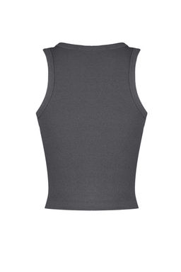 Antrasit-Mint 2li Paket Vucuda Oturan Crop Halter Yaka Fitilli Esnek Orme Atlet TWOSS21AL0058