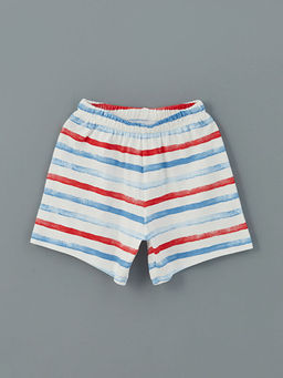 Beli Lastikli ?izgili Erkek Bebek Pijama Alt