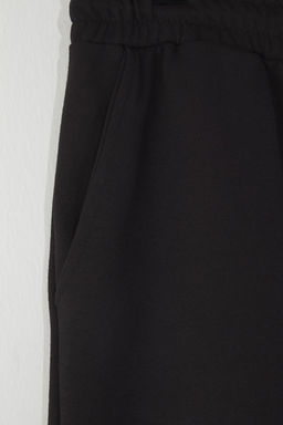TRENDYOL MAN Siyah Oversize/Genis Kesim Bask?l? Sort & Bermuda TMNSS25SR00050 - Trendyolmilla фото 3