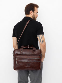 Портфель 711XL brown Fuzhiniao