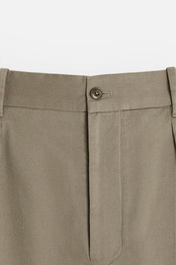 PLEATED CHINO TROUSERS - Zara фото 17