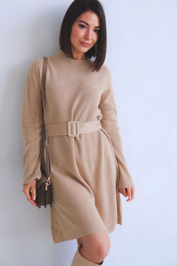 Martichelli Платье вязаное бежевое  фото 4