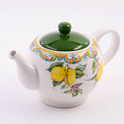 60159 Заварочный чайник с крышкой 950мл Лимонный праздник доломит LR /Mayer&Boch/
