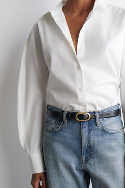 CAMISA REDONDEADA DE ALGOD?N PIMA - H&m фото 6