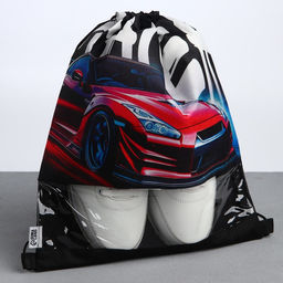 Сумка для обуви Скорость, с прозрачным окном - Artfox фото 2