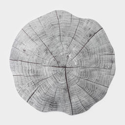 Цена за 12 шт. Салфетка сервировочная на стол «Спил», 38×39 см, серая