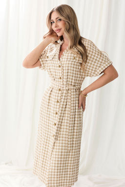 Платье Golden Valley 44106 бежевый