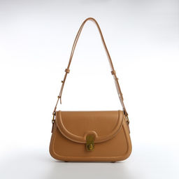 Сумка женская мессенджер TEXTURA на клапане, 23×6×13 см, тёмно-бежевая