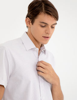 Рубашка Pierre Cardin Regular Fit бежевого цвета